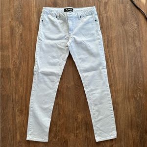 White Skinny Leg Jeans Size 10